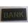 LEGO Black Tile 2 x 4 with &quot;Bank&quot; Sticker (87079)