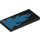 LEGO Black Tile 2 x 4 with Blue Flame (87079 / 105294)