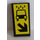 LEGO Schwarz Fliese 2 x 4 mit Auto Wash Sign Aufkleber (87079)