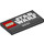 LEGO Black Tile 2 x 4 with &#039;LEGO&#039; and &#039;STAR WARS&#039; Logos and &#039;2021&#039; (77267 / 87079)