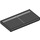 LEGO Black Tile 2 x 4 with Silver stripes / squares (33767 / 87079)