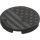 LEGO Black Tile 3 x 3 Round with Stars and Stripes (67095)