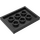 LEGO Schwarz Fliese 3 x 4 mit Vier Noppen (17836 / 88646)