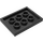 LEGO Noir Tuile 3 x 4 avec Quatre Goujons (17836 / 88646)