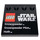 LEGO Black Tile 4 x 4 with Studs on Edge with &#039;Snowspeeder Snowspeeder Pilot Hoth&#039; (6179 / 13328)