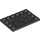 LEGO Black Tile 4 x 6 with Studs on 3 Edges with Blackboard and Chalk (6180 / 99944)