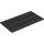 LEGO Black Tile 8 x 16 with Runway with Bottom Tubes, Textured Top (21176 / 90498)