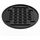 LEGO Noir Tuile 8 x 8 Rond avec 2 x 2 Centre Goujons (6177)