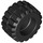 LEGO Black Tire Ø21 x 12 - Offset Tread Small Wide with Band Around Center of Tread (87697)