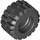 LEGO Black Tire Ø21 x 12 - Offset Tread Small Wide with Slightly Bevelled Edge and no Band (6015 / 60700)