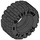 LEGO Schwarz Reifen Ø30.4 x 14 mit Offset Treten Muster und Band um das Zentrum (92402)