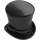 LEGO Black Top Hat with Upturned Brim (27149)