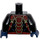 LEGO Black Tormak - Black Outfit Minifig Torso (973 / 76382)
