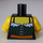 LEGO Noir Torse avec laced En haut bodice, blanc undershirt, et Courroie avec pouch (76382 / 88585)