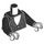 LEGO Black Torso with Long Arms and Suit (973)