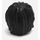 LEGO Noir Tousled Cheveux balayé à gauche (18226 / 87991)