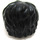 LEGO Noir Tousled Court Messy Cheveux (36762)
