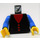 LEGO Black Town Square Male with 3 Red Buttons Shirt Torso (973)