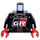 LEGO Schwarz Toyota GR Gazoo Racing Minifigur Torso (973 / 76382)