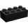 LEGO Black Train Brick 2 x 4 Holder for Sliding Wheel Block (429)