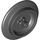 LEGO Black Train Wheel 16.6 / 23mm (38340)