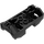 LEGO Black Train Wheel Holder with Pin Slots (38339)