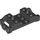 LEGO Black Train Wheel Holder with Pin Slots (38339)