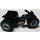 LEGO Negro Tricycle with Dark Gray Chassis and Light Gray Wheels