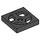 LEGO Black Turntable 2 x 2 Plate Base (3680)