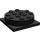 LEGO Noir Turntable 4 x 4 Base avec Same Color Haut (3403 / 73603)