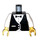 LEGO Svart Tuxedo Kropp med Bowtie (73403 / 76382)