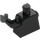 LEGO Zwart Undecorated Torso met Zwart Armen en Dark Stone Grey Handen (76382 / 88585)