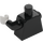 LEGO Black Undecorated Torso with White Hands (76382 / 88585)