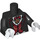 LEGO Zwart Vampire Torso (973 / 88585)