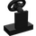 LEGO Zwart Voertuig Console met Zwart Stuur (3829 / 73081)