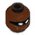 LEGO Black Vulcan Minifigure Head (Recessed Solid Stud) (3626 / 36140)