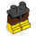 LEGO Black Vulcan Minifigure Hips and Legs (3815 / 36836)