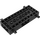 LEGO Noir Wagon Bas 4 x 10 x 1.3 avec Côté Pins (30643)
