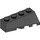 LEGO Black Wedge 2 x 4 Sloped Left (43721)