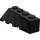 LEGO Black Wedge 2 x 4 Sloped Right (43720)