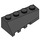 LEGO Noir Coin 2 x 4 Sloped Droite (43720)