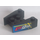 LEGO Black Wedge 3 x 4 with &#039;LR1200&#039; Sticker without Stud Notches (2399)