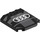 LEGO Noir Coin 4 x 4 Incurvé avec Audi logo (45677 / 106733)