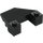 LEGO Black Wedge 4 x 4 with Stud Notches (93348)