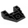 LEGO Noir Coin 4 x 4 avec des encoches pour tenons (93348)