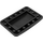 레고 검은색 쐐기 4 x 6 지붕 구부러진 (98281)