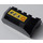LEGO Black Wedge 4 x 6 x 2.333 with R.E.S. Q Sticker (2916)