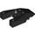 LEGO Black Wedge 6 x 4 Cutout with Stud Notches (6153)