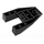 LEGO Black Wedge 6 x 4 Cutout without Stud Notches (6153)