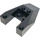 LEGO Black Wedge 6 x 4 Cutout without Stud Notches (6153)